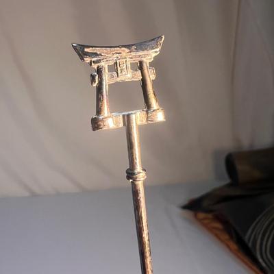 Japanese Kimono Obis with Sterling Silver Stirrers and More (P-DZ)