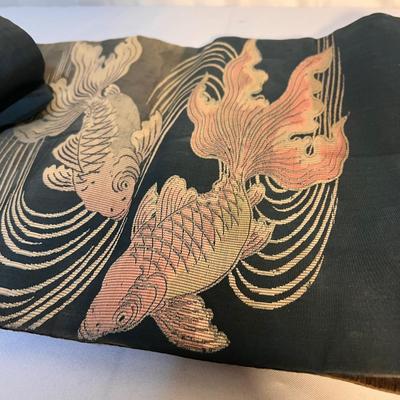 Japanese Kimono Obis with Sterling Silver Stirrers and More (P-DZ)