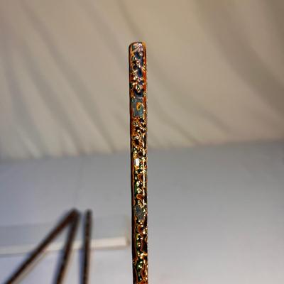 Japanese Kimono Obis with Sterling Silver Stirrers and More (P-DZ)