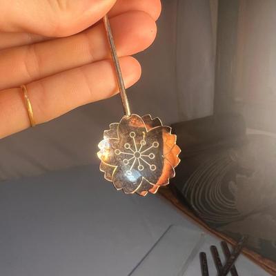 Japanese Kimono Obis with Sterling Silver Stirrers and More (P-DZ)