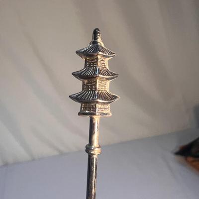 Japanese Kimono Obis with Sterling Silver Stirrers and More (P-DZ)