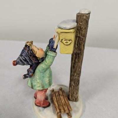 Goebel West Germany Letter To Santa Claus Figurine