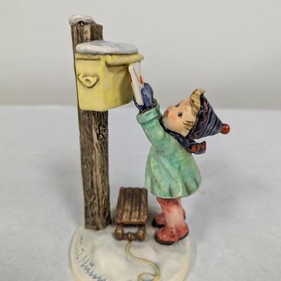 Goebel West Germany Letter To Santa Claus Figurine