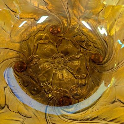 Vintage Iridescent Indiana Carnival Glass Bowl