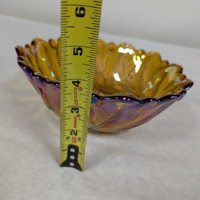 Vintage Iridescent Indiana Carnival Glass Bowl