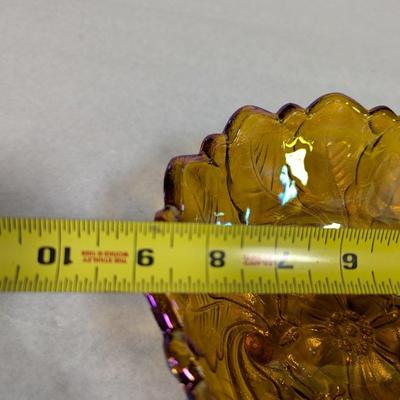 Vintage Iridescent Indiana Carnival Glass Bowl