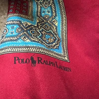 Lot of 9 Designer Silk Men's Pocket Squares - Polo Ralph Lauren, Ashear