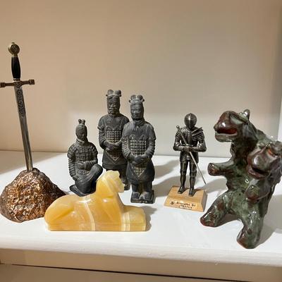 Mixed Lot Collectibles, Desk Office Decor