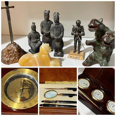 Mixed Lot Collectibles, Desk Office Decor
