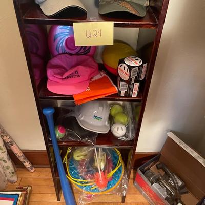 U24-hats, foam football, bandannas, wiffle balls, lawn darts, etc.