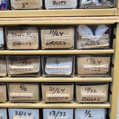 Pair of 45 Drawer Storage Bins & Contents (WS-JS)