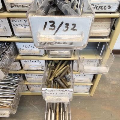 Pair of 45 Drawer Storage Bins & Contents (WS-JS)