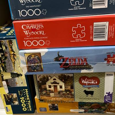Figurines, Pokemon Cards, Puzzles, Game Lot