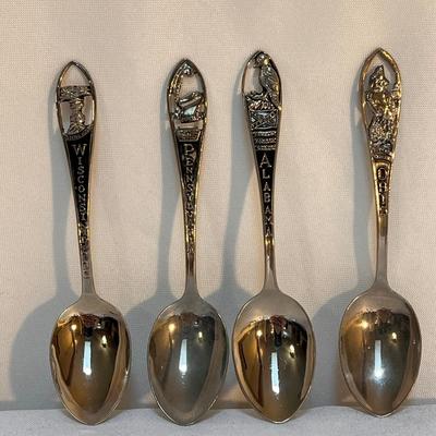 Sterling & Nickel Silver Collectible Spoons and More (P-DZ)