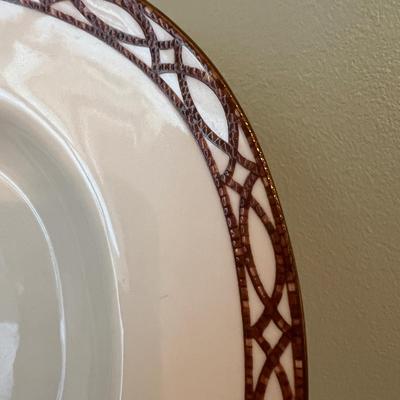 Discontinued Lenox Mosaico d'Italia Collection Tray/Platter + Spoons, Bowls