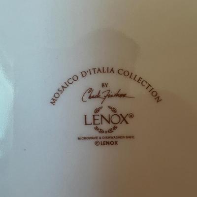 Discontinued Lenox Mosaico d'Italia Collection Tray/Platter + Spoons, Bowls