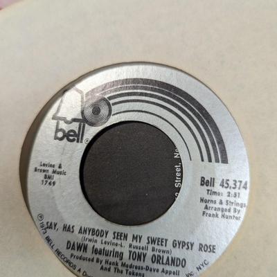 Vintage 45 Records Frank Sinatra Patsy Cline The Supremes & More Artists Lot 1