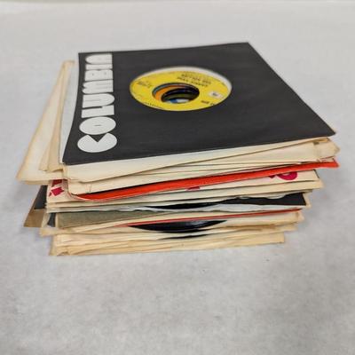 Vintage 45 Records Glen Campbell Mary Wells Bobby Helms & Various Artists Lot 5