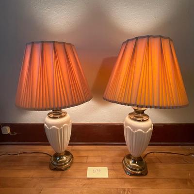 U36-Pair of Lamps