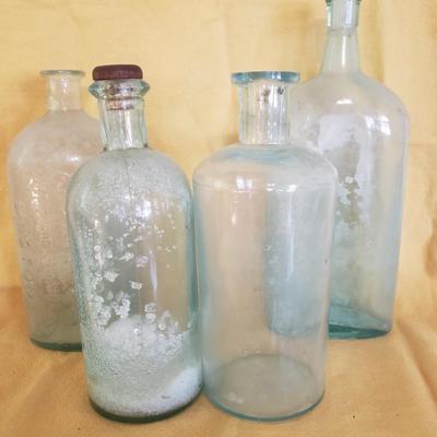 Lot of 4 Antique Bottles