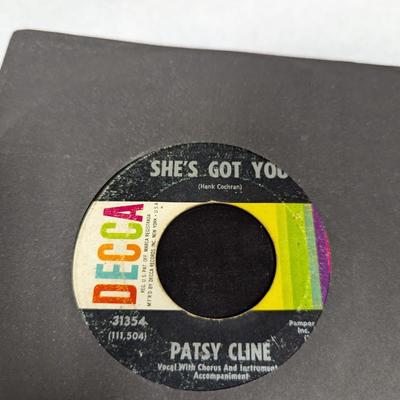 Vintage 45 Records The Beatles Andy Gibb Carpenters Patsy Cline Bee Gees & Various Artists