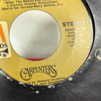 Vintage 45 Records The Beatles Andy Gibb Carpenters Patsy Cline Bee Gees & Various Artists