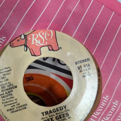 Vintage 45 Records The Beatles Andy Gibb Carpenters Patsy Cline Bee Gees & Various Artists