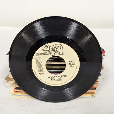 Vintage 45 Records The Beatles Andy Gibb Carpenters Patsy Cline Bee Gees & Various Artists