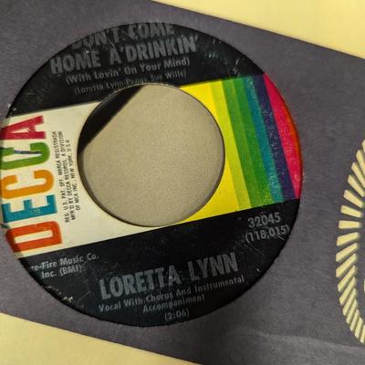 Vintage 45 Records The Beatles Andy Gibb Carpenters Patsy Cline Bee Gees & Various Artists