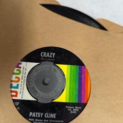 Vintage 45 Records Elvis Elton John Smokey Robinson Patsy Cline & Various Artists