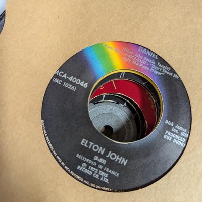 Vintage 45 Records Elvis Elton John Smokey Robinson Patsy Cline & Various Artists