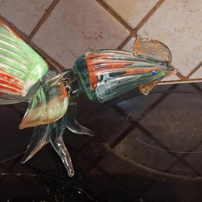 Blown Glass rooster Murano style