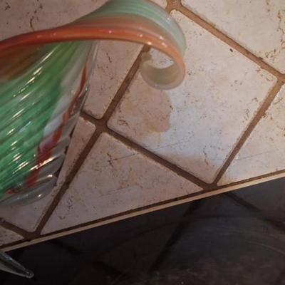 Blown Glass rooster Murano style