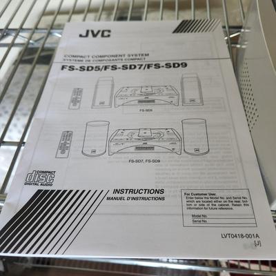 JVC Compact Component System FS-SD5 Tested Working CD AM/FM
