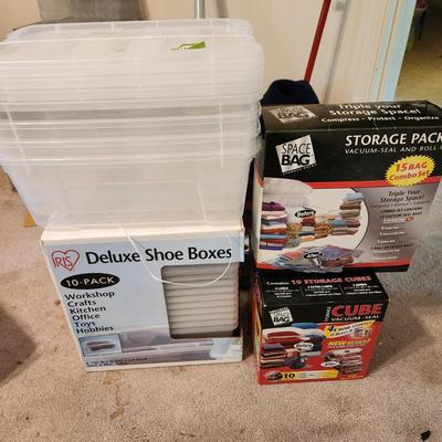 Deluxe Shoe Boxes , Containers Space bag Storage Bags