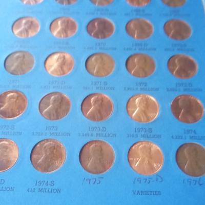 LOT 106 LINCOLN CENT SET NUMBER TWO