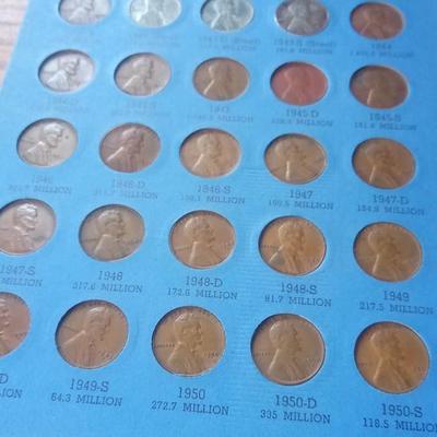 LOT 106 LINCOLN CENT SET NUMBER TWO