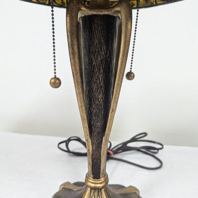 Vintage Quoizel Stained Glass Lamp