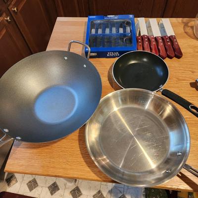 Kitchen Lot Nordicware Emeril Tramontina Pan Knives