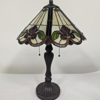 Stained Glass Quoizel Western Bronze Table Lamp