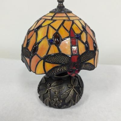 Dragon Fly Stained Glass Lamp