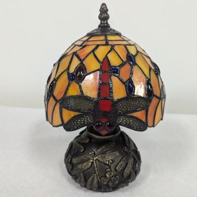 Dragon Fly Stained Glass Lamp