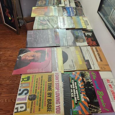 Large stack of Record Albums Newport Jazz Festival Peter Nero Blue Note's