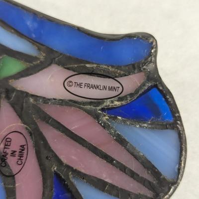 The Franklin Mint Stained Glass Cross Wall Decor