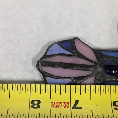The Franklin Mint Stained Glass Cross Wall Decor