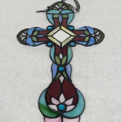 Stained Glass Wall Decor Cross