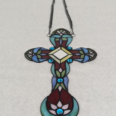 Stained Glass Wall Decor Cross