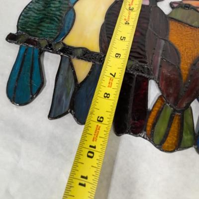 Stained Glass Bird Wall Decor