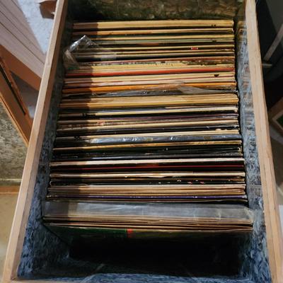 Large Storage Box Full Record Albums
