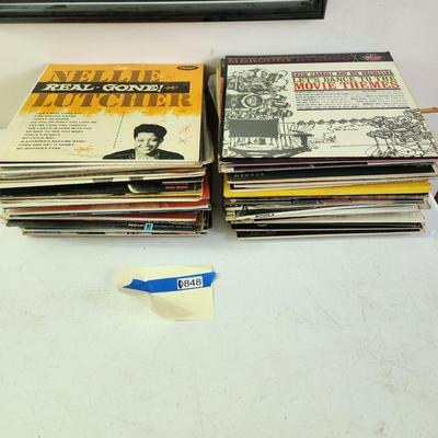 2 Stacks Record Albums Count Basie, Peggy Lee